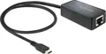 Produktbild: Delock Ethernet 1000Mbit/s Netzwerkkarte Adapter SuperSpeed USB 3.1 Gen 1 mit Type-C Stecker > Gigabit LAN 10/100/1000 Mb/s (62642)