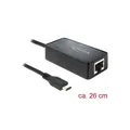 Produktbild: DELOCK Adapter USB Type-C Stecker auf Gigabit LAN 10/100/1000 Mbps