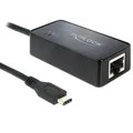 Produktbild: DeLOCK 62642 Adapter USB 3.1 SuperSpeed Type-C Male to Gigabit LAN 10/100/1000 M