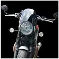 Produktbild: Motorrad Windschutzscheibe mit Halterung für Bonneville Scrambler 1200 XE XC BE Frontscheibe Flyscreen Windschutzscheibe Pare-Brise Protector 2019 2020 2021 2022 (Rauch)