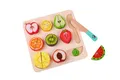 Produktbild: Classic World - Wooden Play Food - Cutting Fruit Puzzle Toy- 20 piec (US IMPORT)