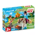 Produktbild: Playmobil 70505 Reiterhof Starter Pack Ergänzungsset Pferde Spielzeugset Kinder