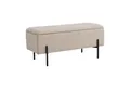 Produktbild: House Nordic Sitzbank WATFORD, Beige, Boucléstoff, mit Stauraum, B 95 x H 43 x T 37 cm