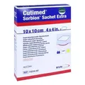 Produktbild: Sorbion Cutimed Sachet Extra Wundauflage 10x10 cm