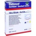 Produktbild: SORBION Cutimed Sachet Extra Wundaufl.10x10 cm 5 St PZN 11361729