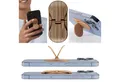 Produktbild: Fotoalbum zipgrips Holzoptik, 2 in 1 Handy-Griff & Aufsteller, Sicherer Gri...