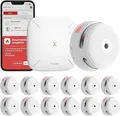Produktbild: X-Sense Smart Rauchmelder Set XS01-M mit SBS50 Basisstation, TÜV-Zertifiziert