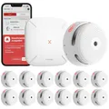 Produktbild: Smart Smoke Detector WiFi 12 Stück, 12 Stück, Brandmelder, Sicherheit