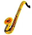 Produktbild: Aufblasbares Saxophon Gold 55cm Superstar Musiker Deko Musikinstrument 122393113
