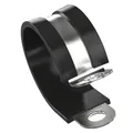 Produktbild: 5x P-Clip Leitungsschelle mit Gummi 21mm Rohrschelle Befestigungsschelle