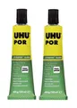 Produktbild: 2x UHU Styropor Kleber POR Kontaktkleber Spezialkleber Modellbau 40g Klebstoff