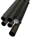 Produktbild: Fränkische Rohrwerke 19040110 KabuflexS1106m-St sw Wellrohr Schwarz 6m