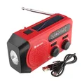 Produktbild: AccuCell Notfall Radio -Solar-Dynamo-Koffer-Radio mit LED-Taschenlampe, mit Li-ion Akku