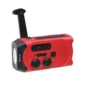 Produktbild: Denver SCR-2010 Notfallradio mit Solar und Handkurbel 2000mAh Rot Schwarz