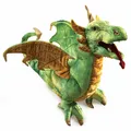 Produktbild: Folkmanis Handpuppe Lindwurm Drache 2812