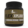 Produktbild: Olimp Sport Nutrition Olimp Flex Xplode Kollagen Pulver - Unterstützt gesunde Knochen & Gelenke, Vitamin C & 5-Mineralien-Komplex, Typ I & II Kollagen, 360g, Orange