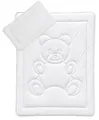 Produktbild: KiGATEX Kinderbettdecke + Kopfkissen Kinderbettenset mit Bärchensteppung, Füllung: 100% Polyester, 2-teilig