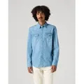 Produktbild: Levi's für Herren. 85744-0047 Barstow Standard Fit Hemd blau (L), Lässig, Baumwolle, Langarm