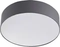 Produktbild: Lindby Deckenleuchte Sebatin, Ø 50 cm, grau, Stoff, E27