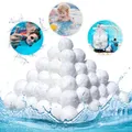 Produktbild: Filterbälle Pool 1400g, Medienfilterbälle für Schwimmbad,Filterballs Kann 50kg Filtersand Ersetzen, Filterball für Schwimmbäder für Sandfilteranlage Schwimmbad,Poolreinigung Zubehö (White-1400g)