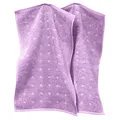 Produktbild: Möve Gästetuch Quadretti 2er-Pack Walk-Frottier Viola Größe 30x50 cm