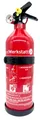 Produktbild: Aluminium ABC-Autofeuerlöscher 1 kg 'Pia' - Feuerlöscher mit Halter + Manometer