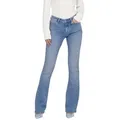 Produktbild: ONLY Schlagjeans ONLBLUSH MID FLARED TAI198 mit Stretch blau L/32