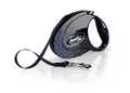 Produktbild: FLEXI Glam Splash Hundeleine M Gurtleine 5 m schwarz für Hunde bis 25 kg