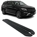 Produktbild: OMAC Kfz-Schmutzfänger Schweller Schweller für Mercedes M Klasse W166 2011-25 Alu, 2-tlg., Rutschfest, Haltbar, Aerodynamik schwarz