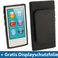 Produktbild: Schwarz Gel Clip Tasche für Neu Apple iPod Nano 7. Gen Generation 7G 16GB Etui