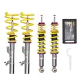 Produktbild: KW Gewindefahrwerk V3 Variante 3 INOX für Audi 80 90 89 Frontantri. Schraube M12