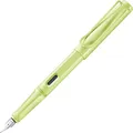 Produktbild: LAMY Füllhalter safari springgreen, Federbeite: F ergonomisches Griffstück, Kappe mit Clip aus Metall, - 1 Stück (1237168)