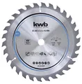 Produktbild: kwb Kreissägeblatt 200 x 16 mm - Schneller Schnitt, Hartmetall-Zähne, Geeignet für Weich- und Hartholz, Tischlerplatten und Spanplatten