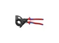 Produktbild: KNIPEX 95 32 315 A Kabelschneider (Ratschenprinzip) für stahlarmierte Kabel (SWA-Kabel) mit Mehrkomponenten-Hüllen schwarz lackiert 315 mm)