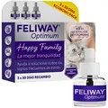 Produktbild: FELIWAY Optimum - Neue Generation von Pheromonen - löst alle Anzeichen von Stress der Katze - Kratzer, Ängste, Veränderungen, Urinmarkierung und Konflikte zwischen Katzen (3 Nachfüllungen)