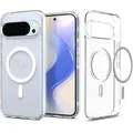 Produktbild: Handyhülle für Google Pixel 10 Pro / Pixel 10, Spigen Ultra Hybrid Mag mit MagSafe, Transparent-Weiß