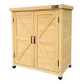 Produktbild: AXI Felix Gartenschrank aus Holz in Braun