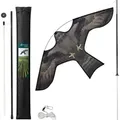 Produktbild: Vounot® Vogelschreck Falke Drachen Mit 4m Teleskopstange, Stil F