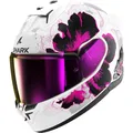 Produktbild: SHARK, Integraler Motorradhelm D-SWKAL 3 MAYFER, White violet anthracite WVA, Größe XS