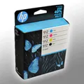 Produktbild: 4 HP Tinten 6ZC74AE 912 Multipack KCMY