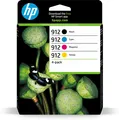 Produktbild: Hewlett Packard 6ZC74AE HP 6ZC74AE 4-Pack BK/C/M/Y No. 912