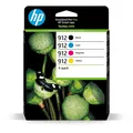 Produktbild: HP 6ZC74AE 912 Original Ink Cartridges, Black/Cyan/Magenta/Yellow, 4 count (pack