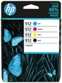 Produktbild: HP 912 4er-Pack Tintenpatrone Schwarz, Cyan, Magenta, Gelb