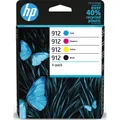 Produktbild: HP 912 Multipack Druckerpatronen schwarz Farbe für OfficeJet PRO 8020 8022 8023
