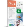 Produktbild: Peach Laminierfolie A4 | 80 mic | 100 St. | glänzend | Premiumqualität für beste Laminierergebnisse | geeignet für alle Laminiergeräte | PP580-02