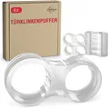Produktbild: LouMaxx Türklinkenpuffer - 6er Set transparente Doppel Türstopper Klinke