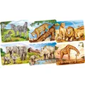 Produktbild: Goki Hölzerne Mini Puzzle-Wild-Tiere (24 Teile) (57419)