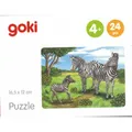 Produktbild: Goki Mini-Puzzle aus Holz - Wildtiere