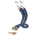 Produktbild: Inakustik 00404007 Audio-Kabel 0,75 m 2 x RCA Blau