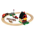 Produktbild: BRIO Bahn Bauernhof Set 20-tlg. Holzeisenbahn Holzspielzeug Holz Spielzeug 33719